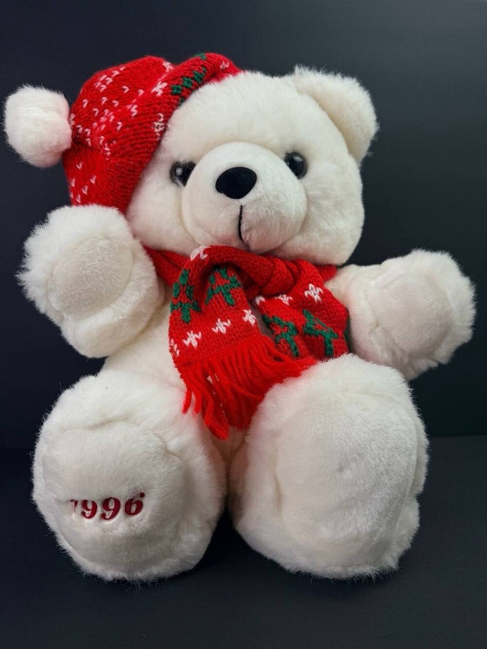 Kmart 10th Anniversary VINTAGE 1996 Limited Edition 20" Teddy Bear 028091